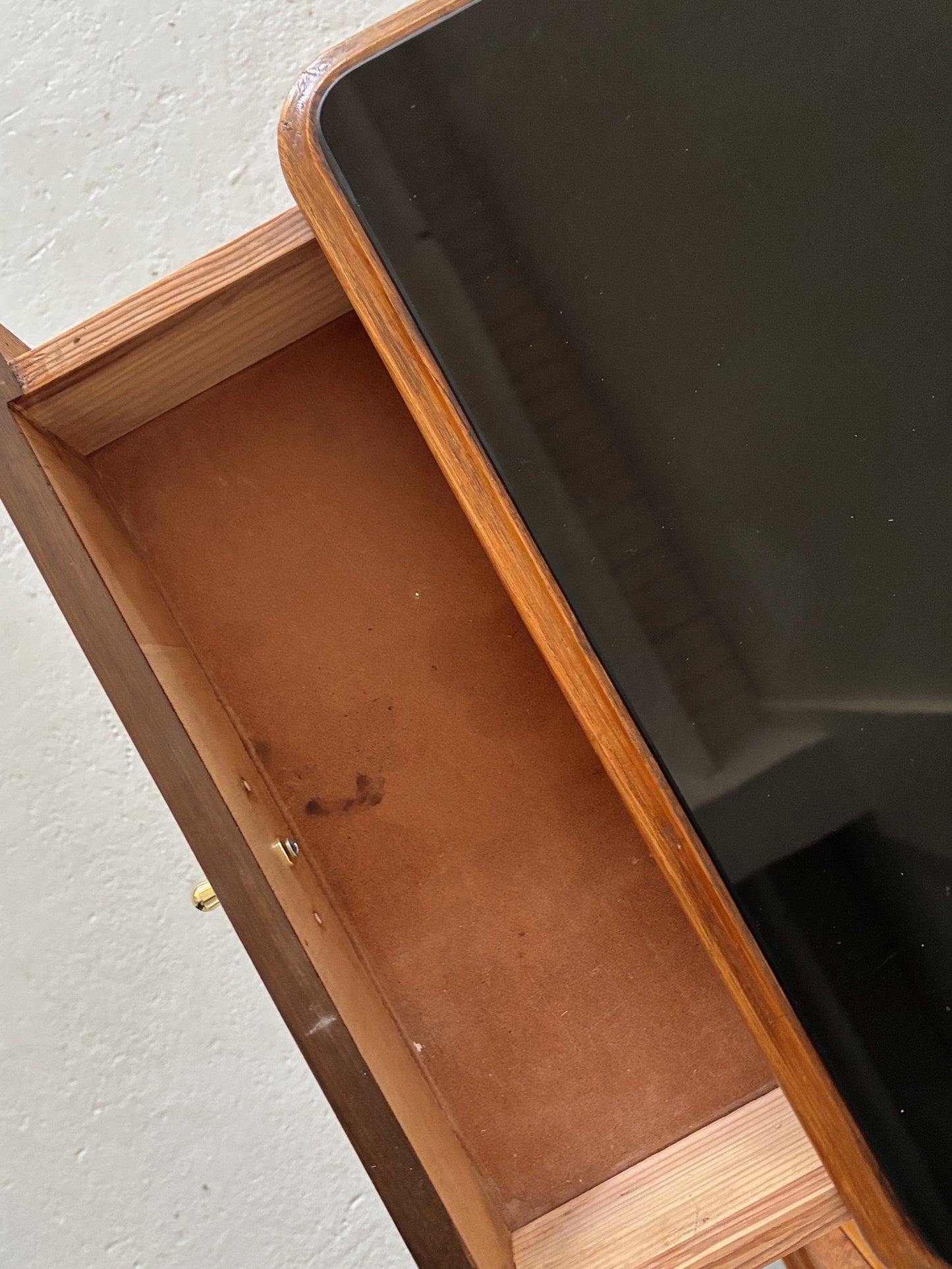 Walnut Burl Bedside Tables