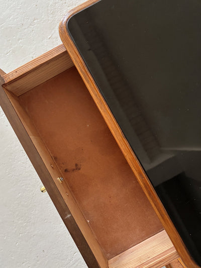 Walnut Burl Bedside Tables