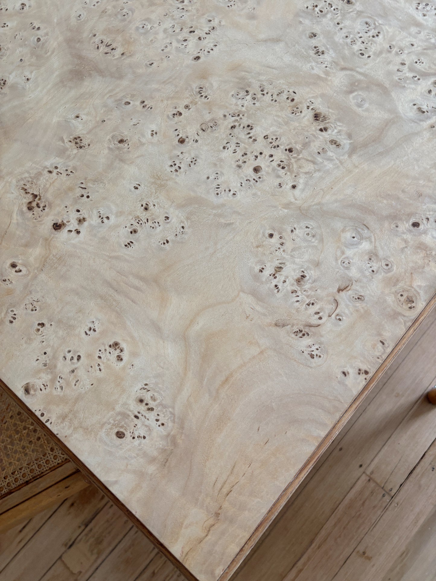 1960s Burl Dining Table