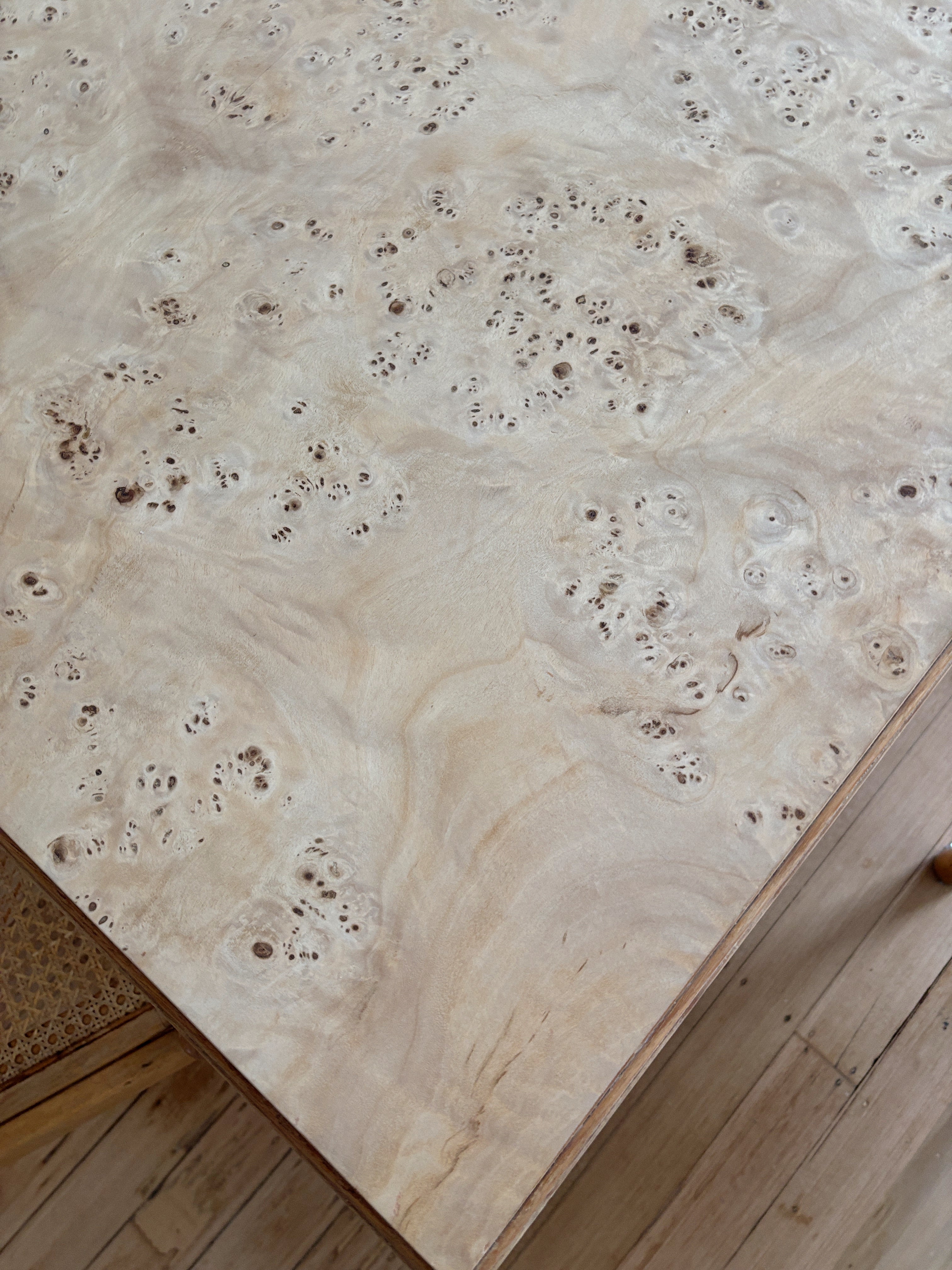 1960s Burl Dining Table