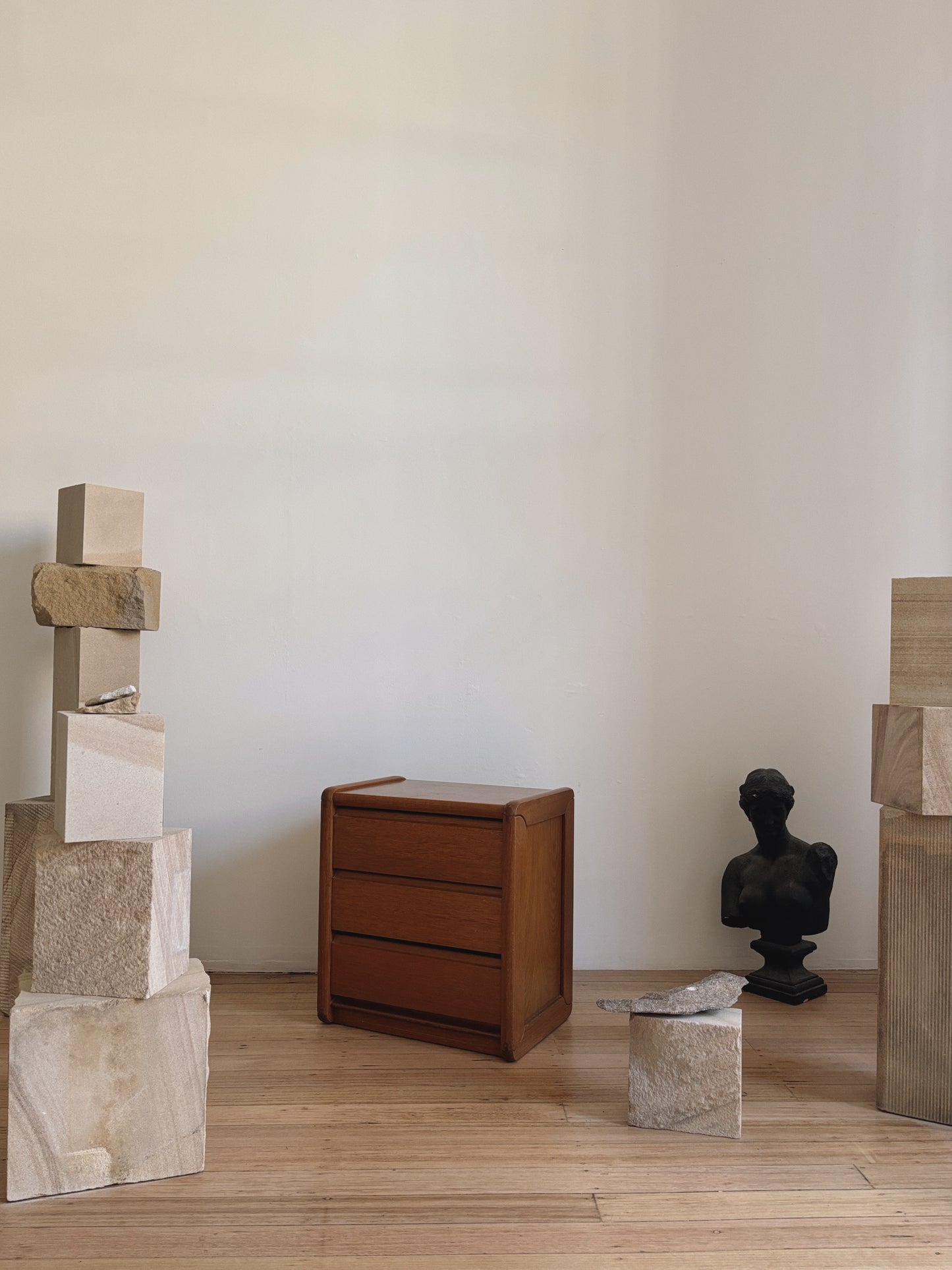 1970s Oak Beside Tables