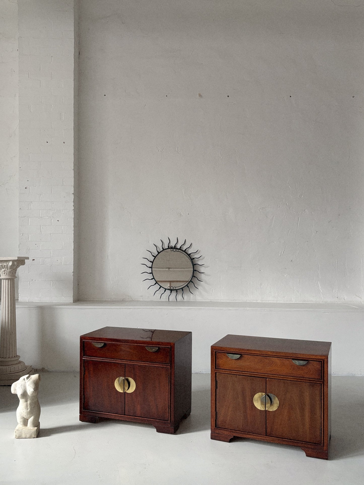 Set Art Deco Style Bedside Tables