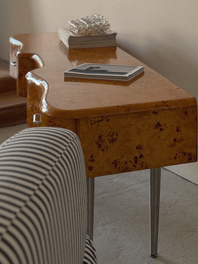 Longline Burl Console Table
