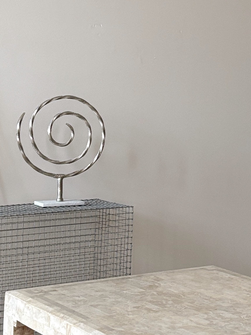 Spiral Metal Sculpture