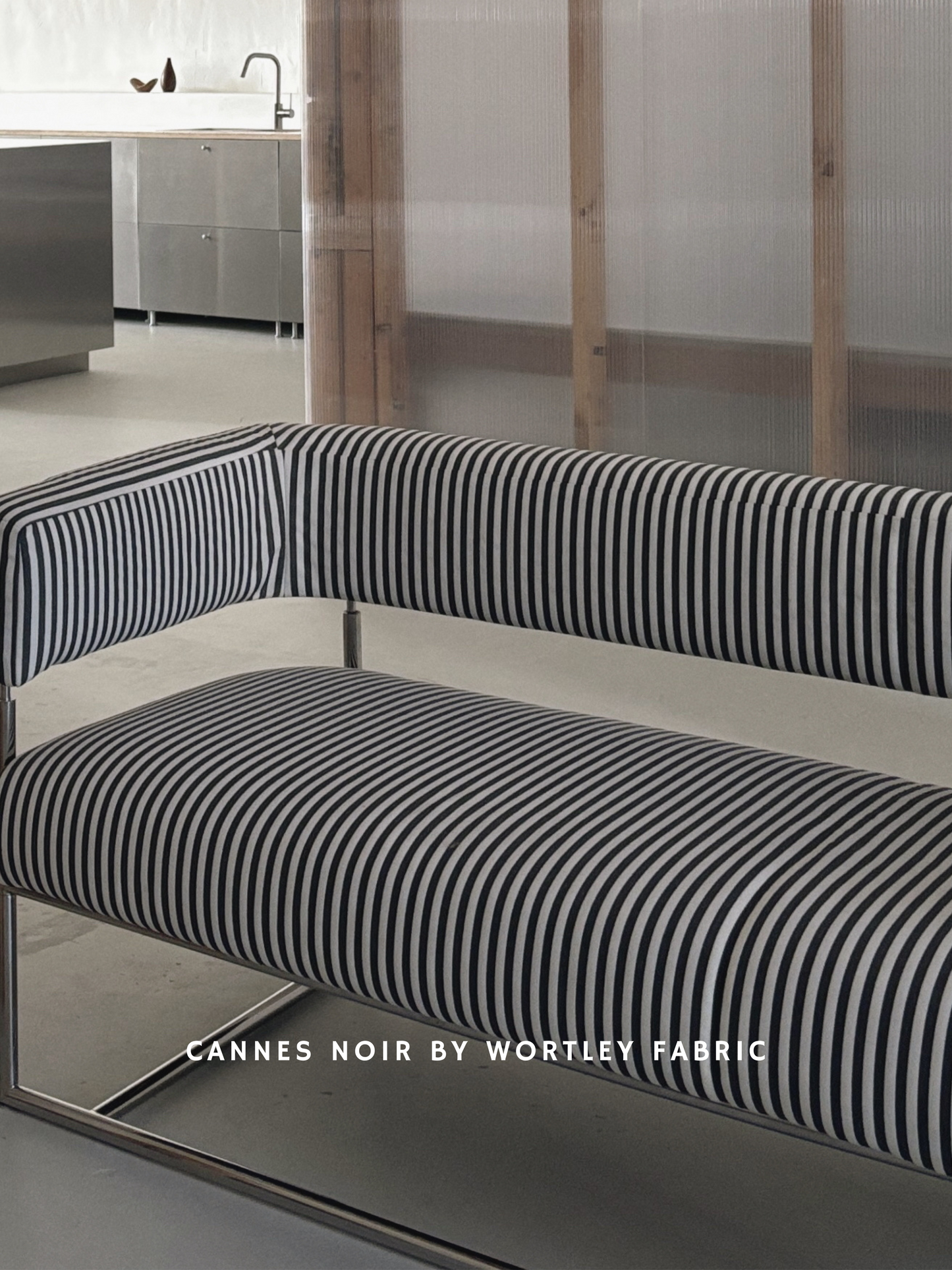*CUSTOM* Set x 6 Chrome Sled Chairs