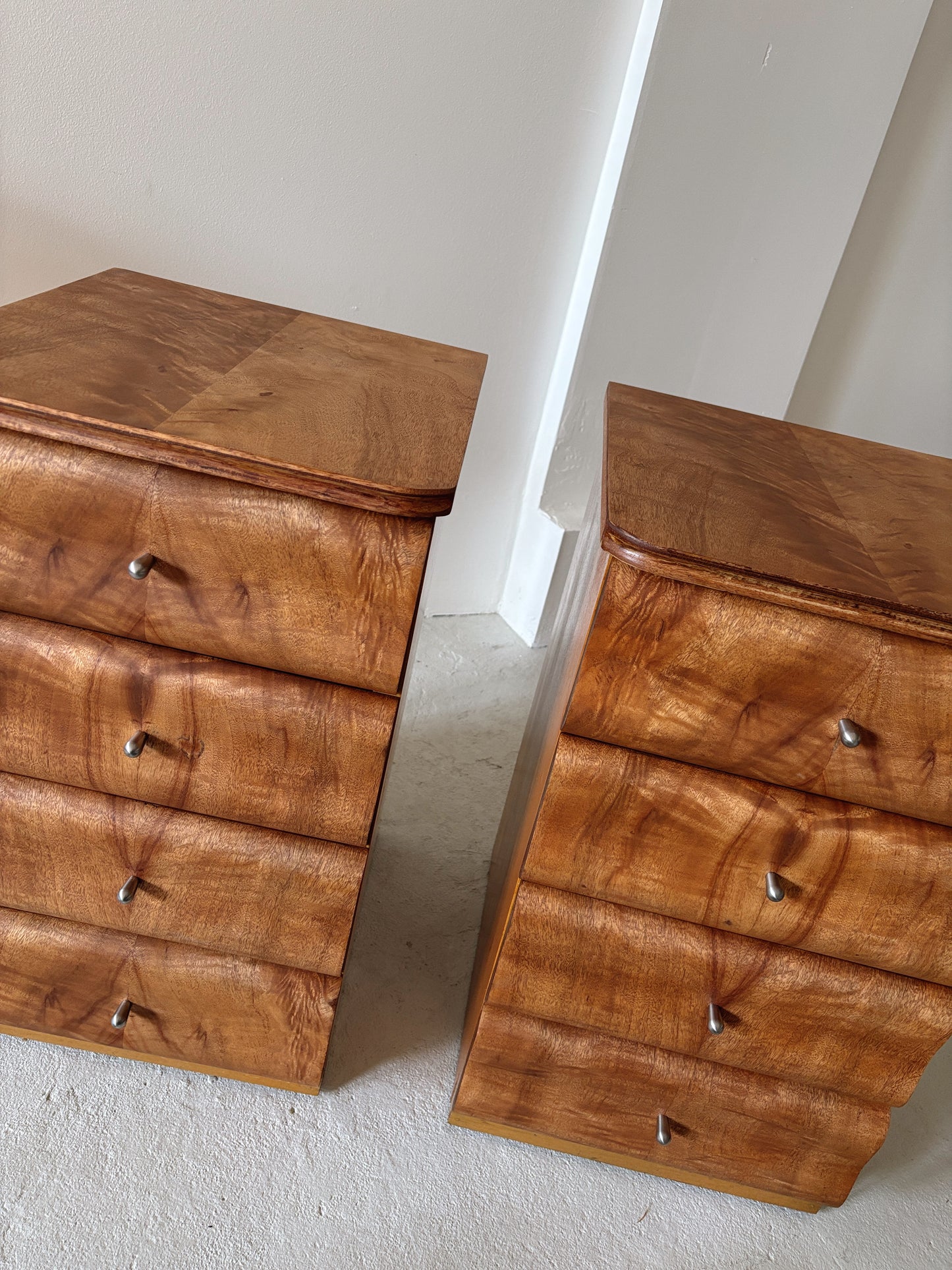 Wave Front Bedside Tables