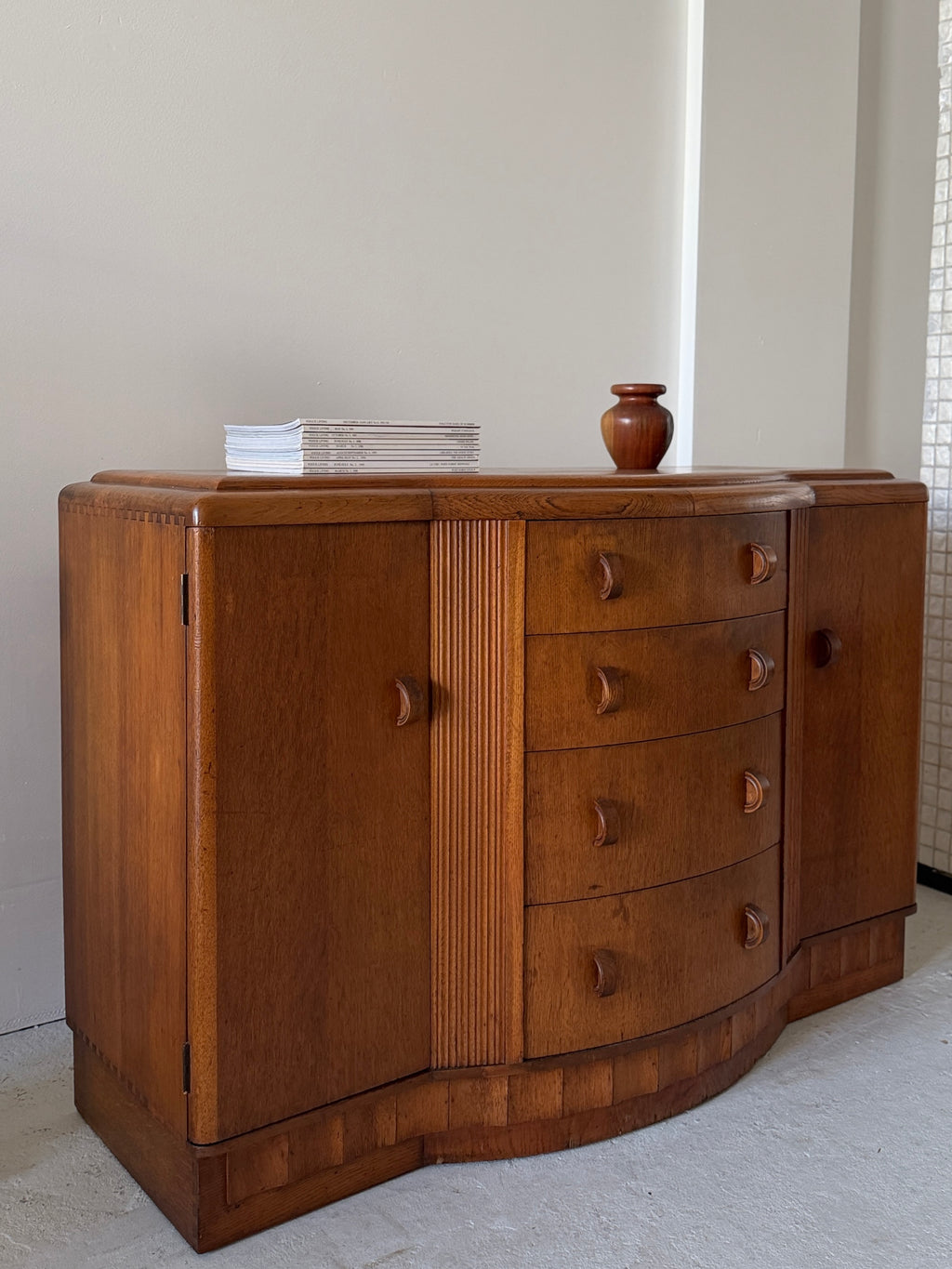 Art Deco Oak Sideboard