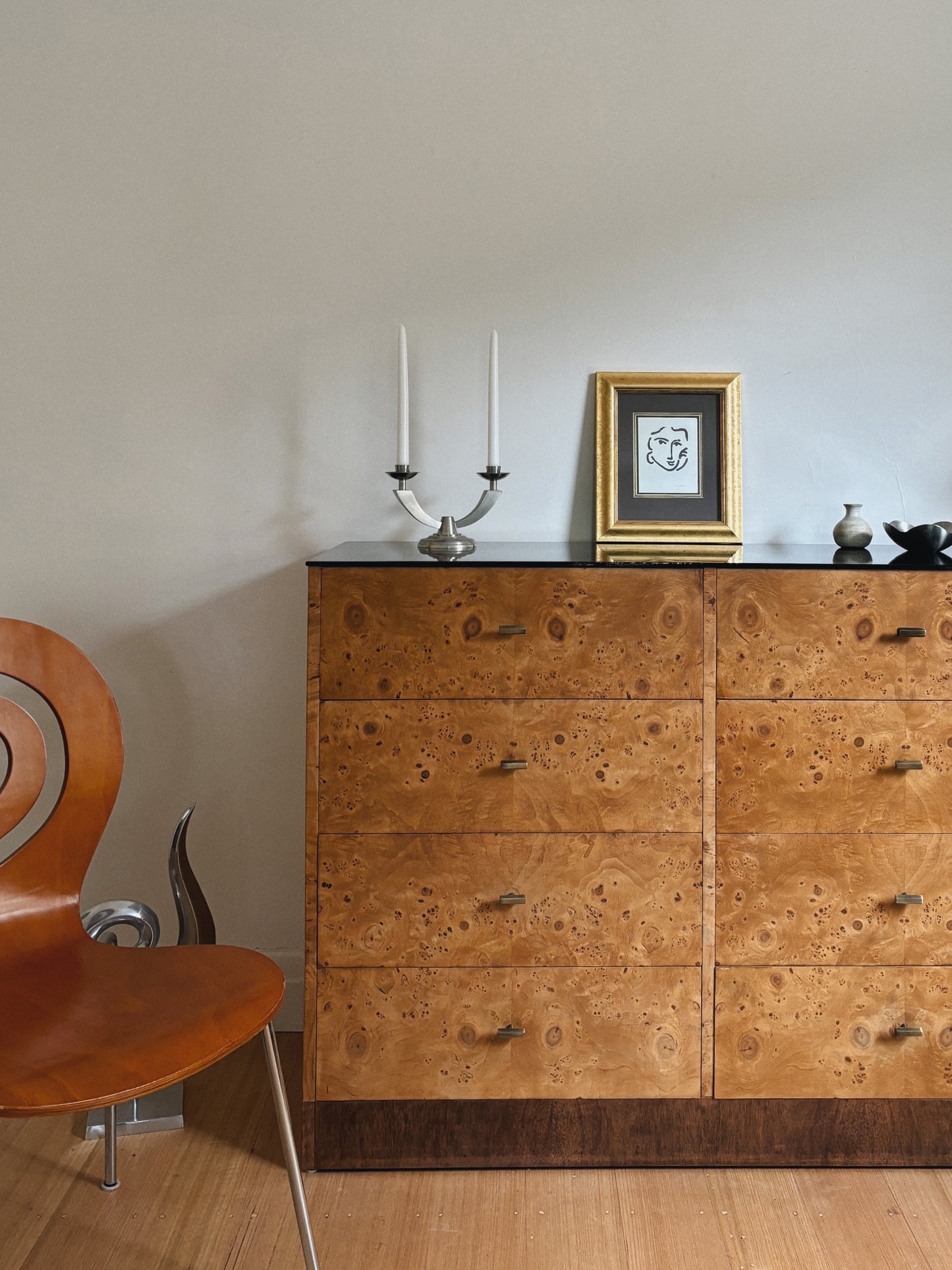 1960s Burlwood Sideboard