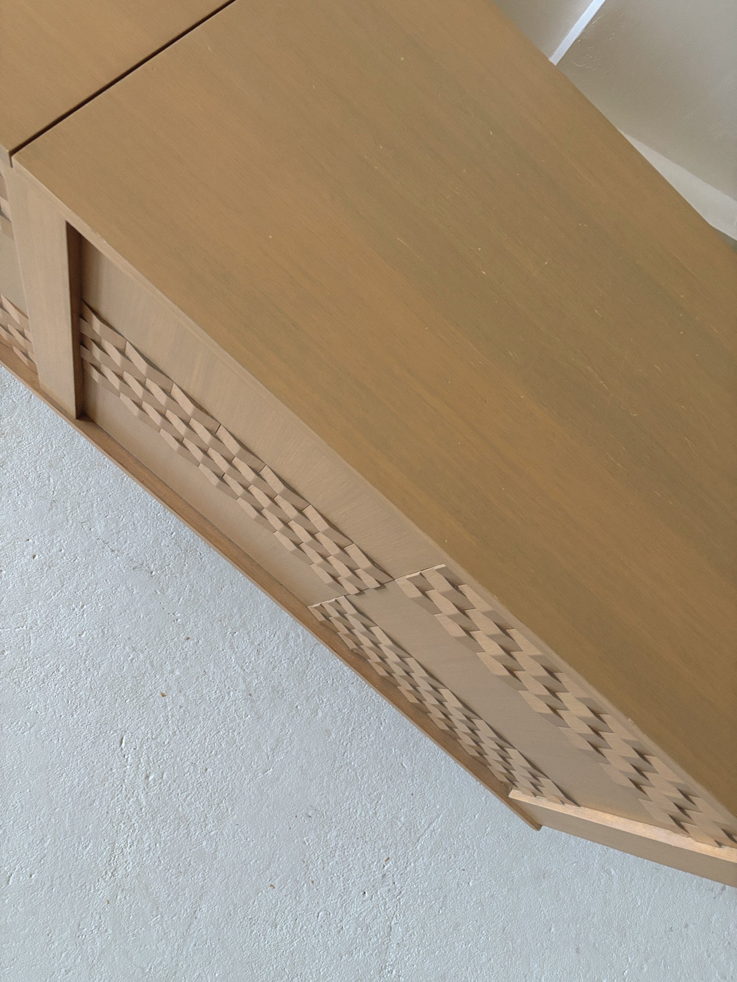 Custom 1980s Textured Sideboard