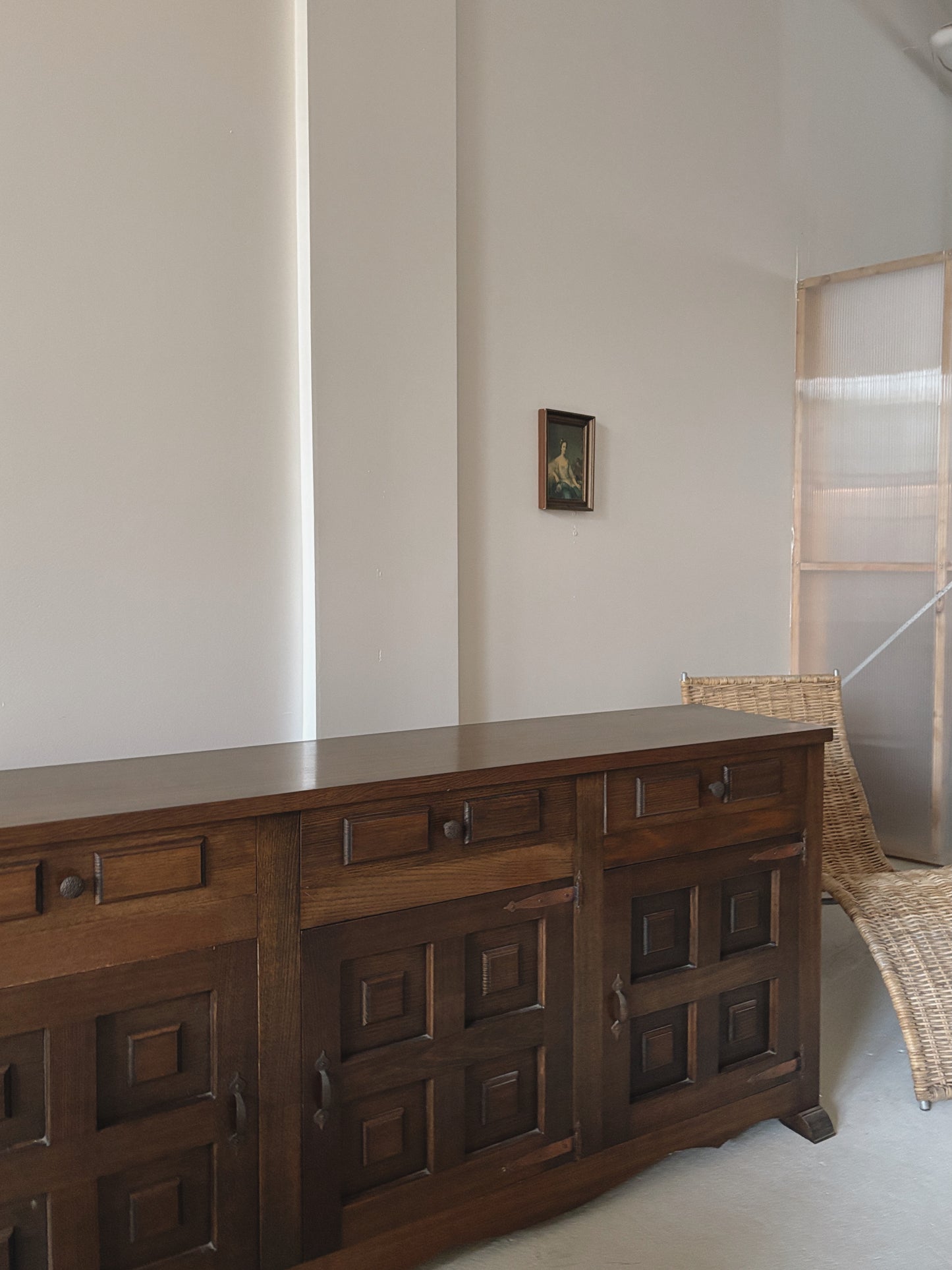 1970s Brutalist Walnut Sideboard