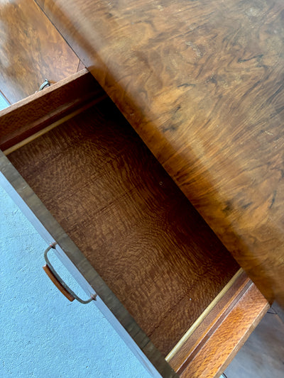Art deco European Burl Sideboard