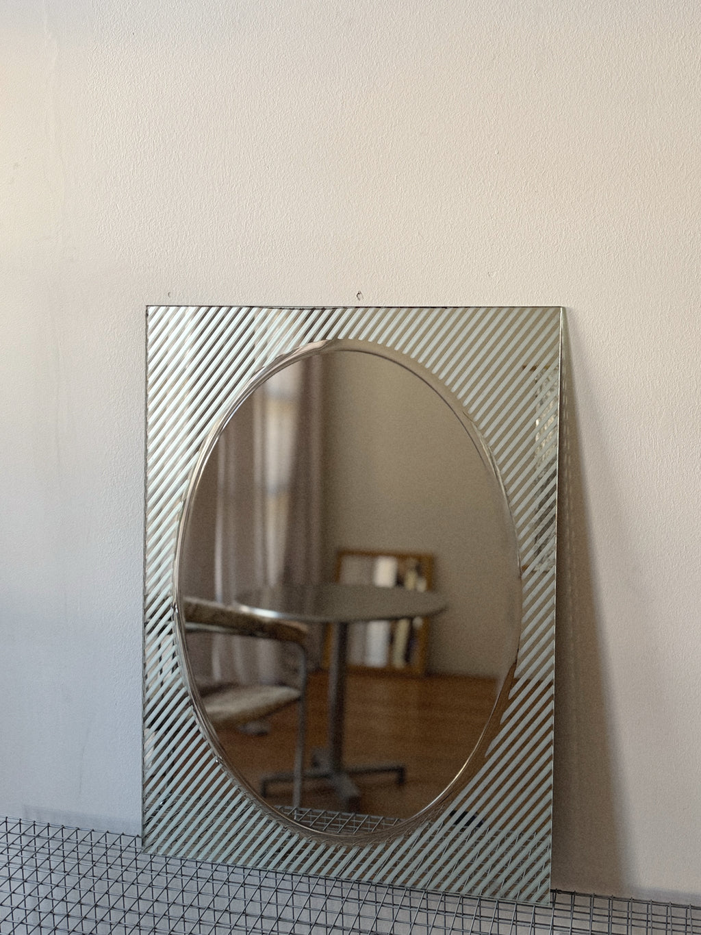 Etched 1980s Mirror