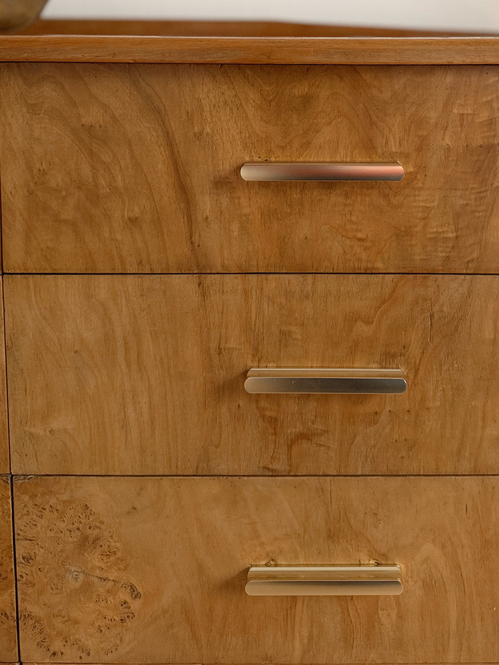 Tall Burl Sideboard