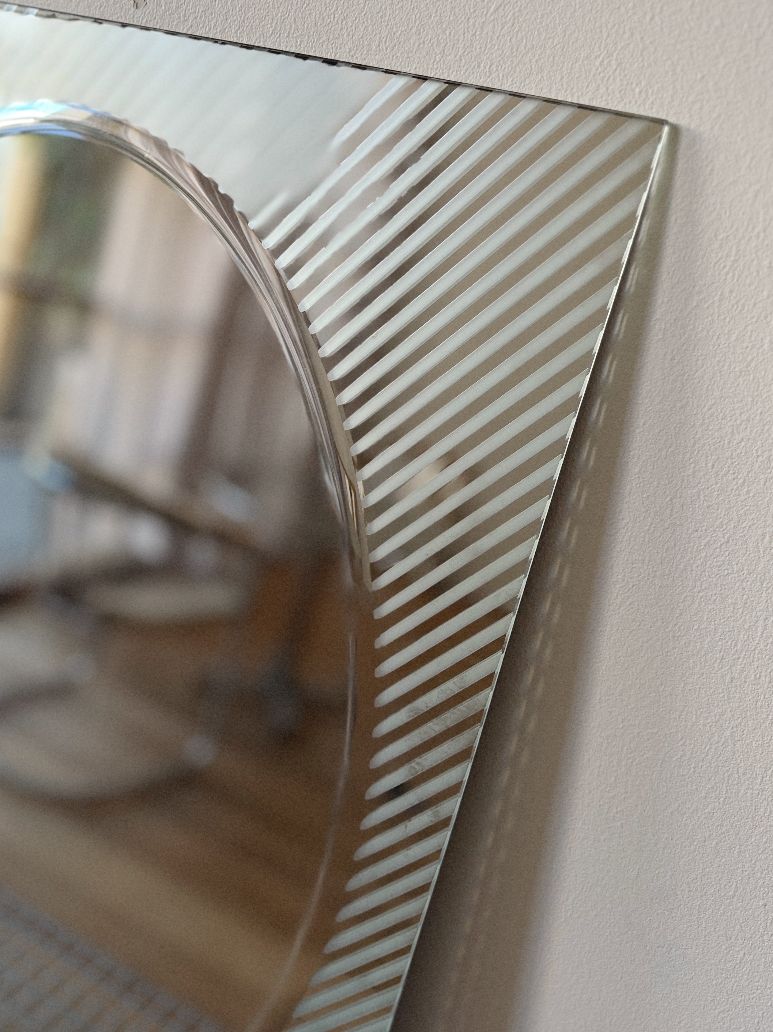 Etched 1980s Mirror