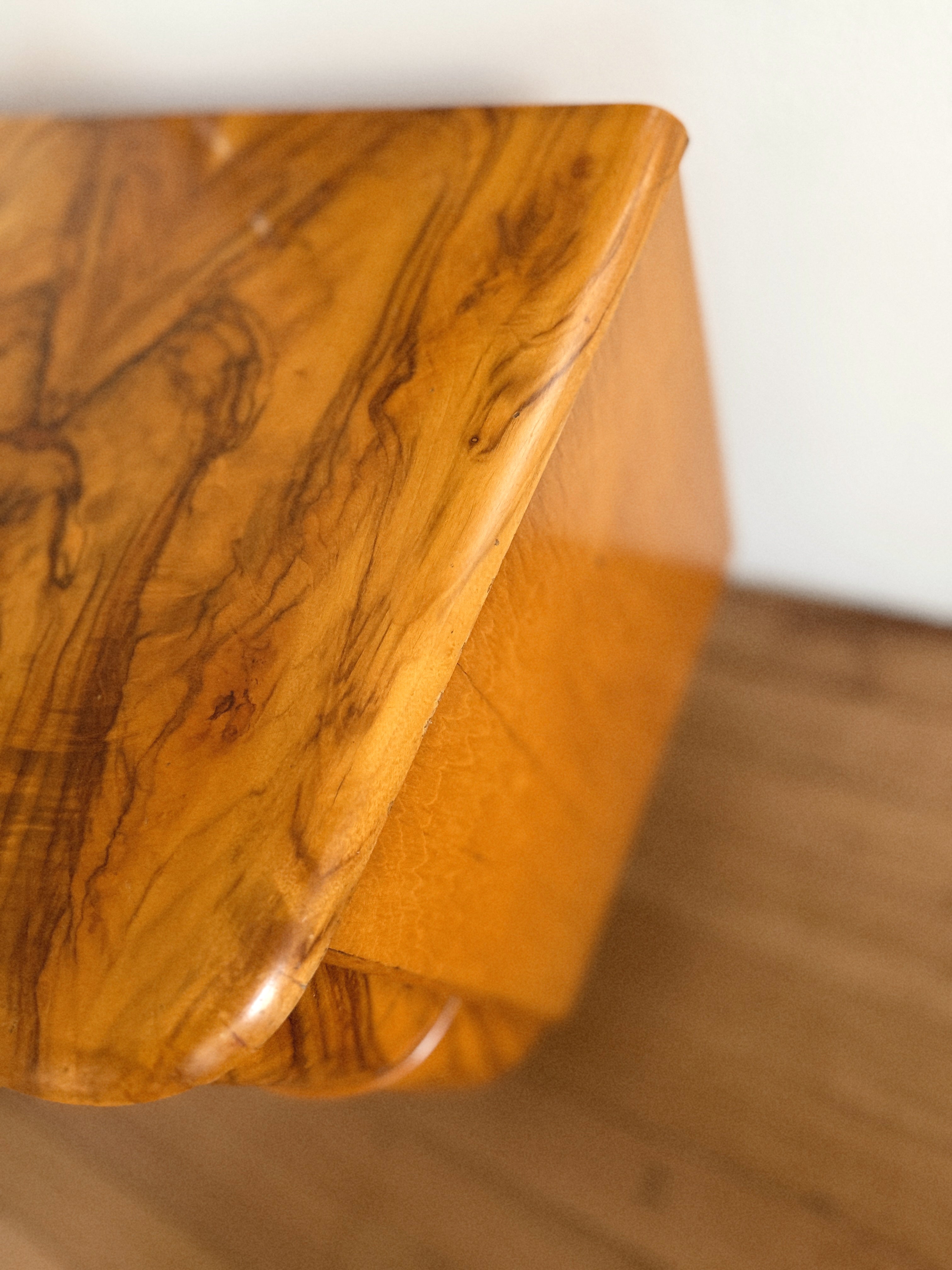 Walnut Burr Low Sideboard