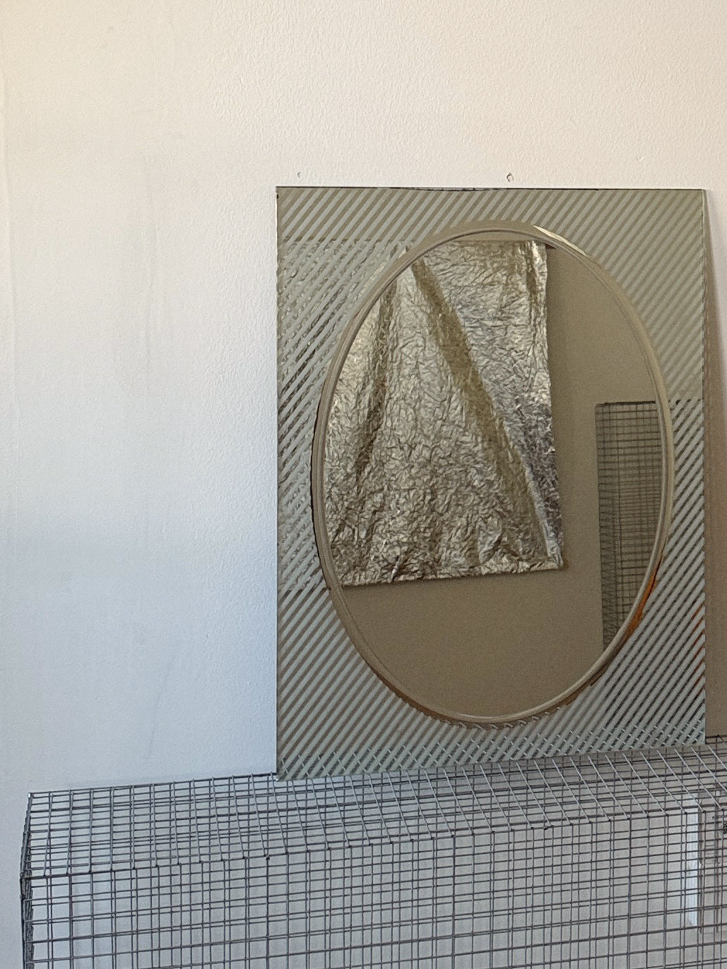 Etched 1980s Mirror