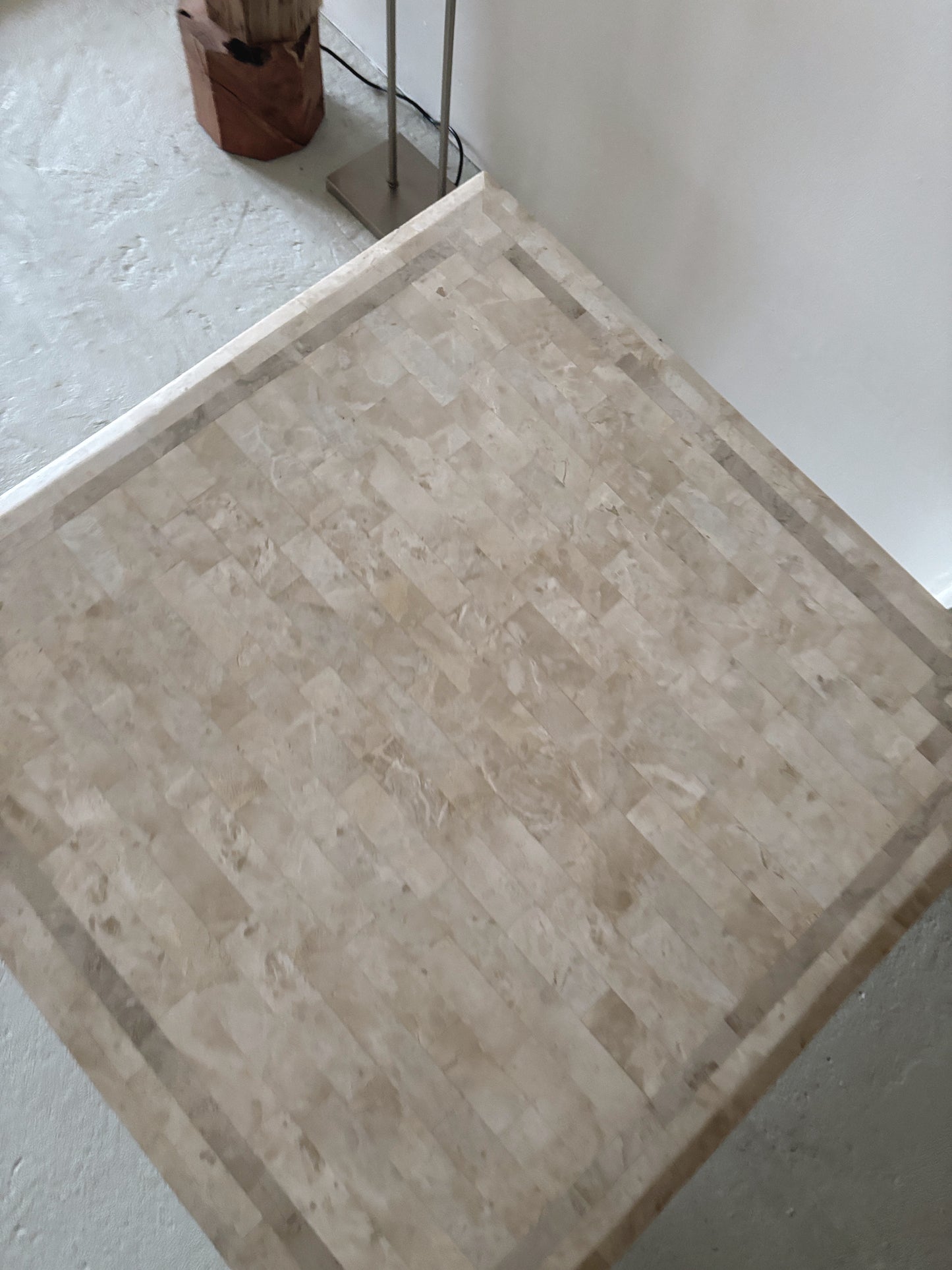 1980s Tessellated Stone Coffee Table