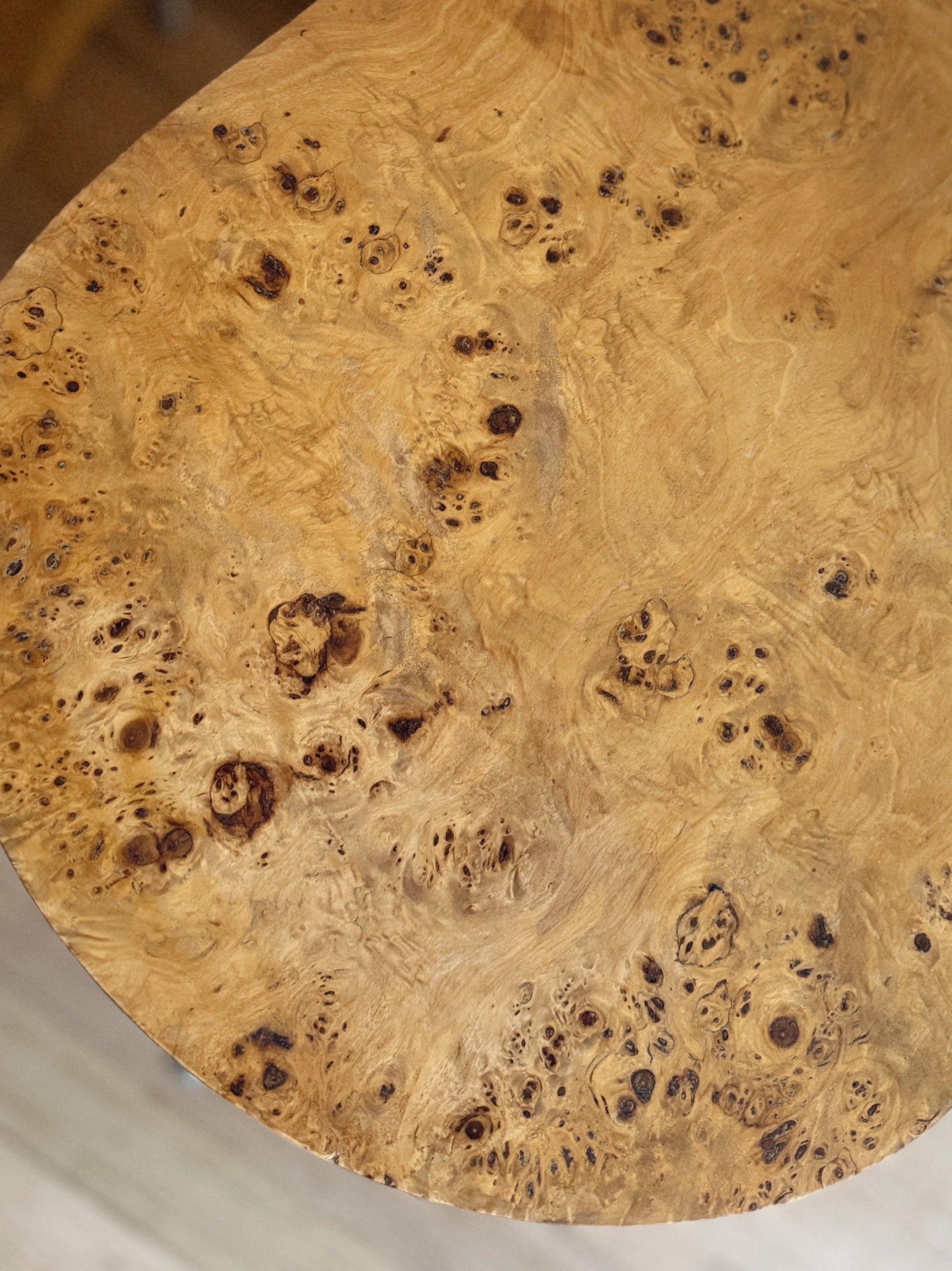Bespoke Burl Bedside Tables