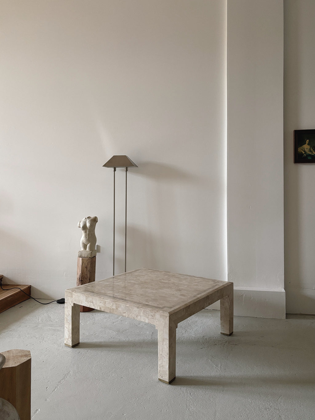 1980s Tessellated Stone Coffee Table