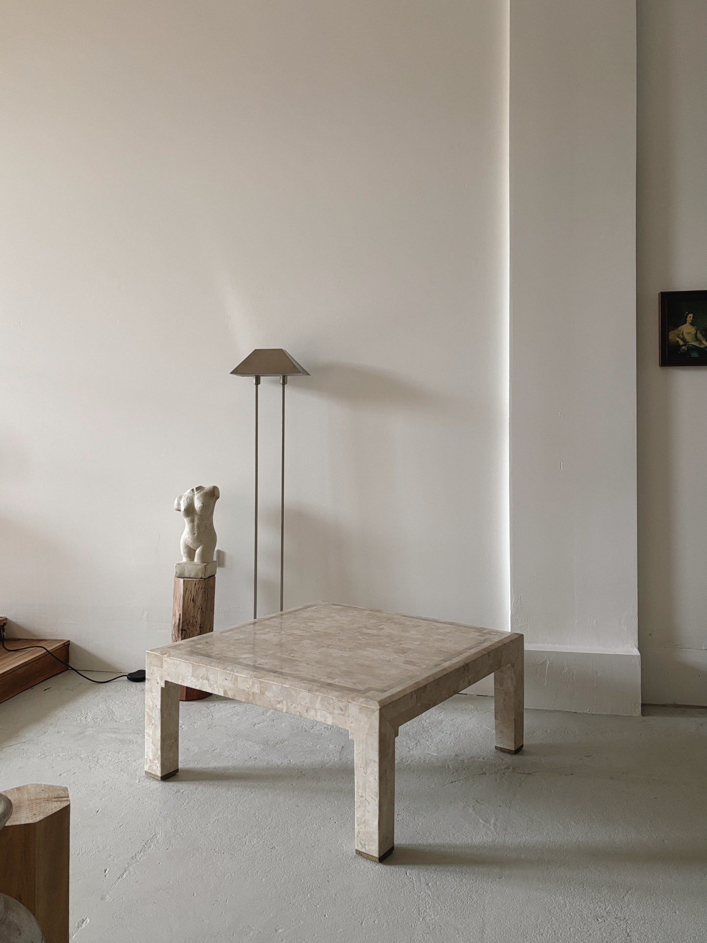 1980s Tessellated Stone Coffee Table