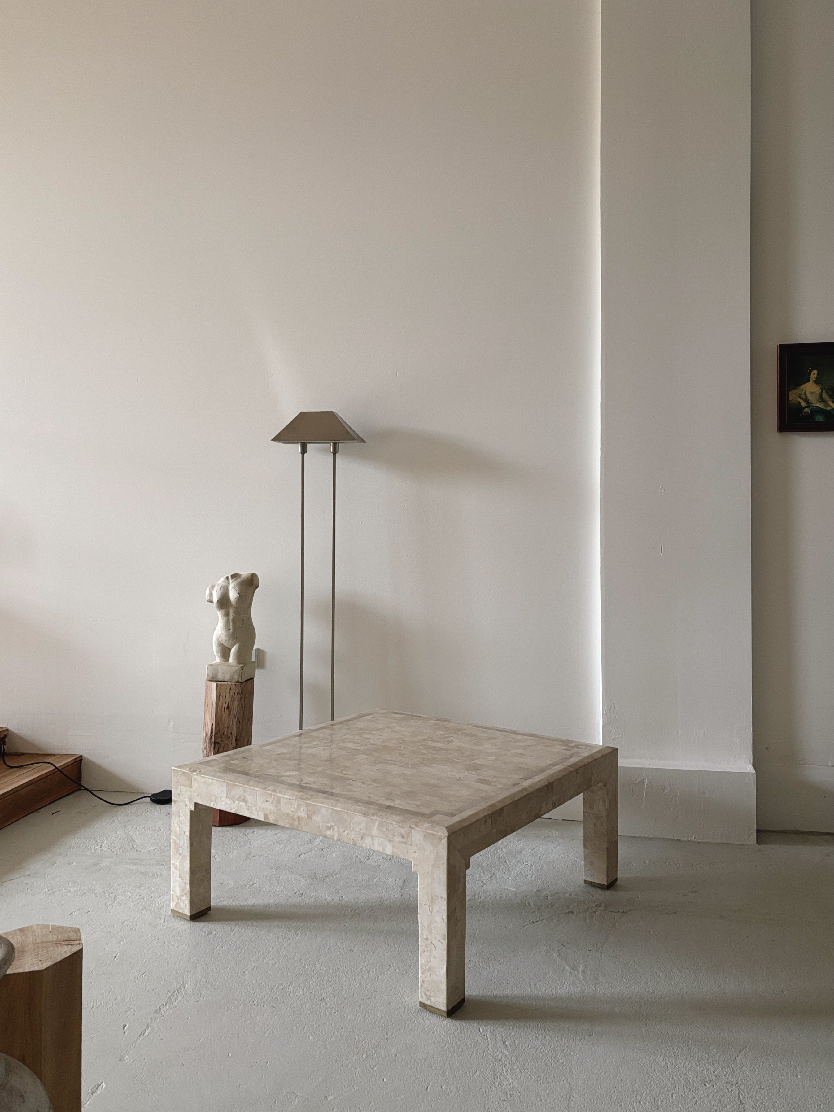 1980s Tessellated Stone Coffee Table