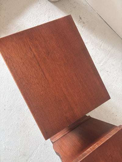 Set of 1970s Geometric Bedside Tables