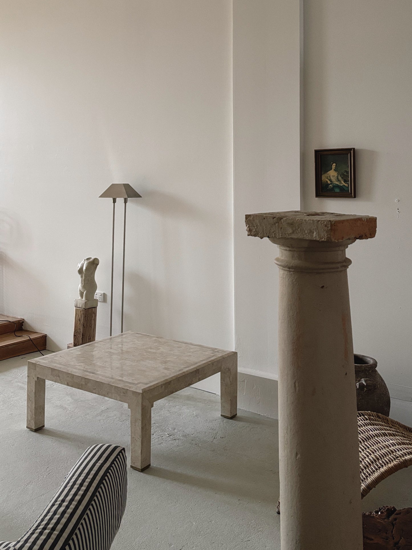 1980s Tessellated Stone Coffee Table