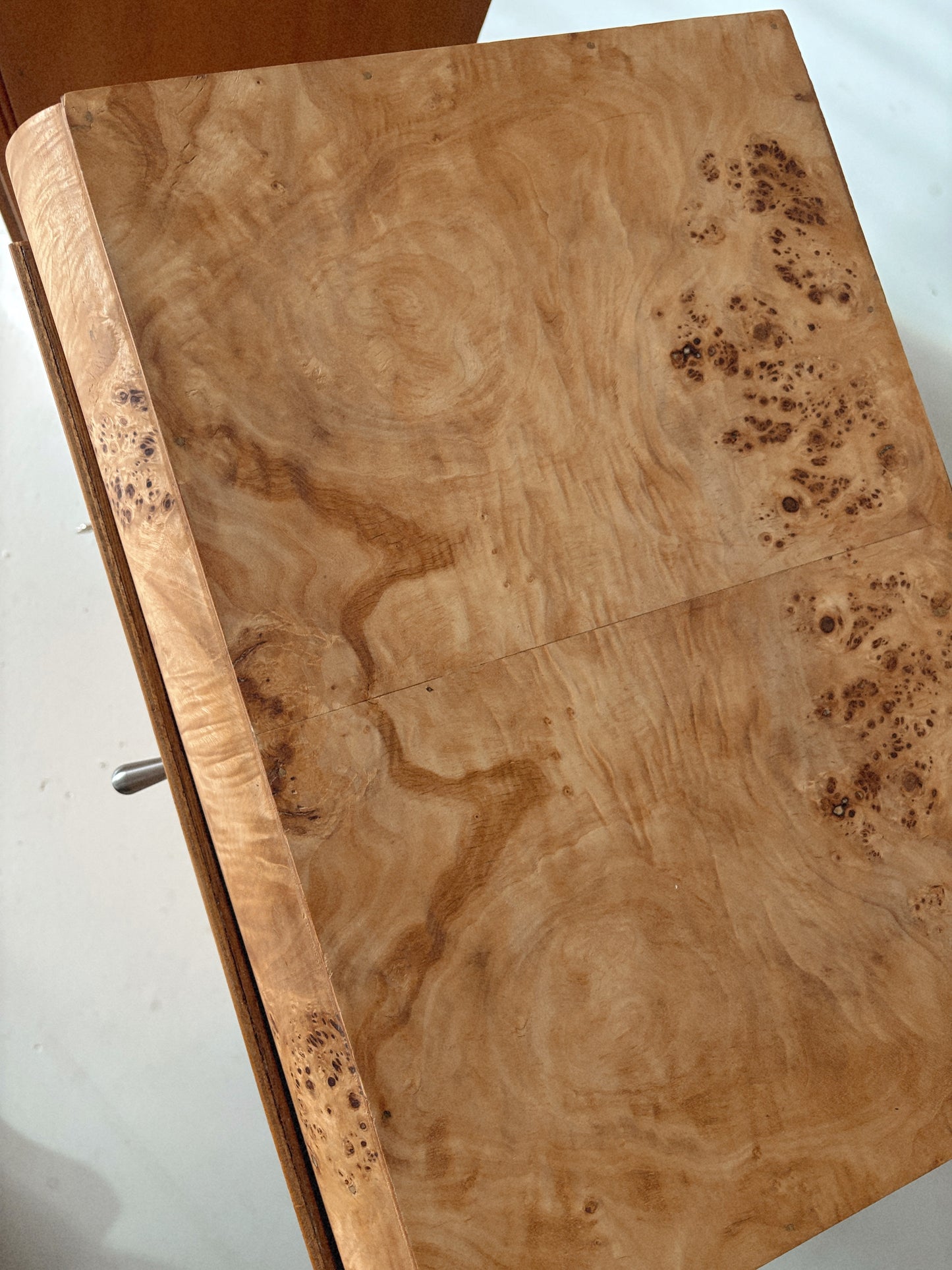 1950s Burl Bedside Tables