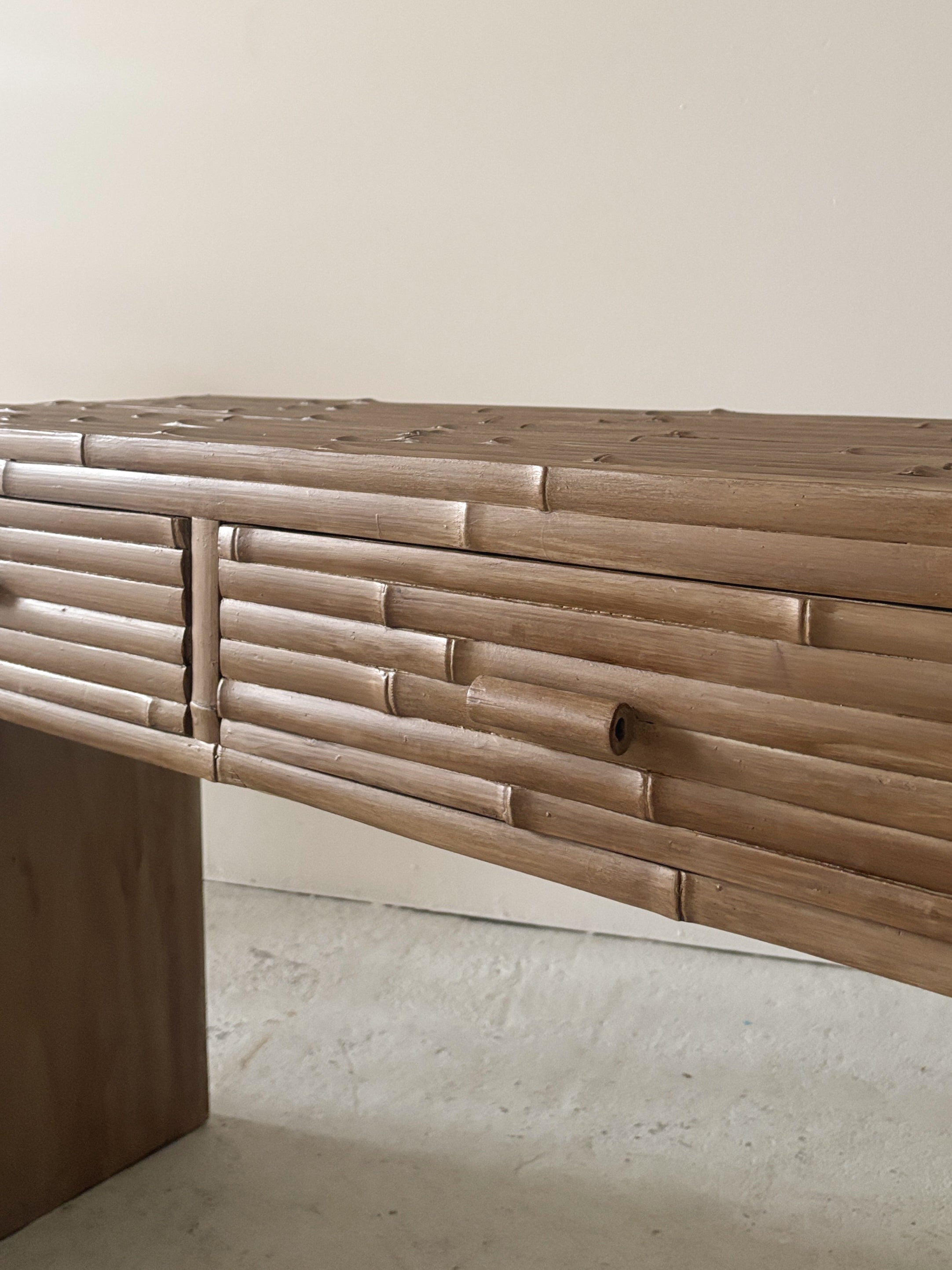 Bamboo Console Table