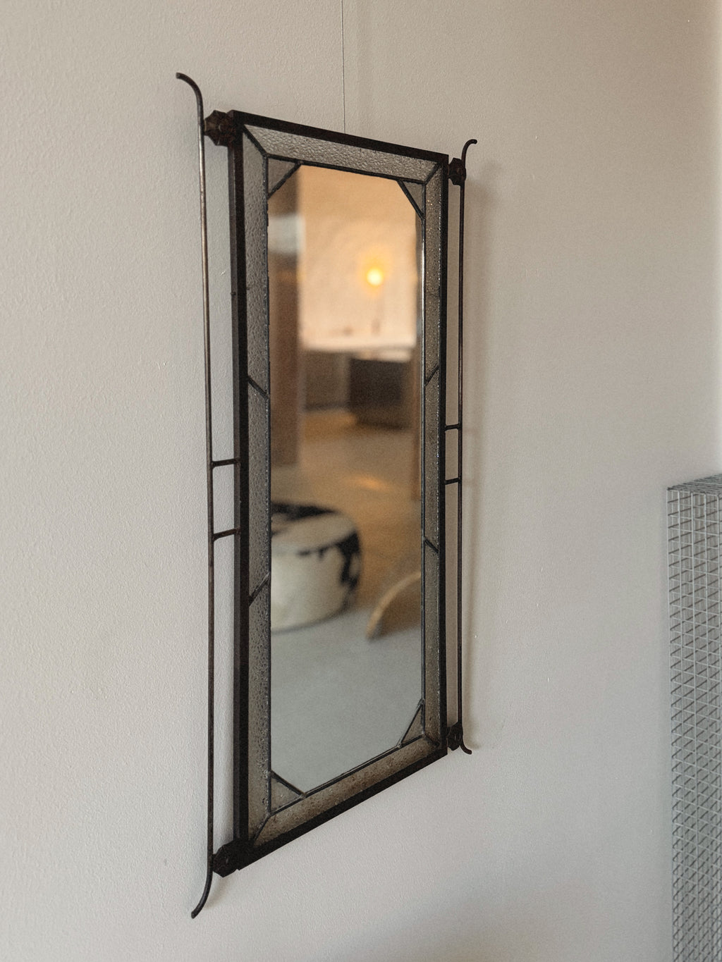 Art Deco Leadlight Mirror