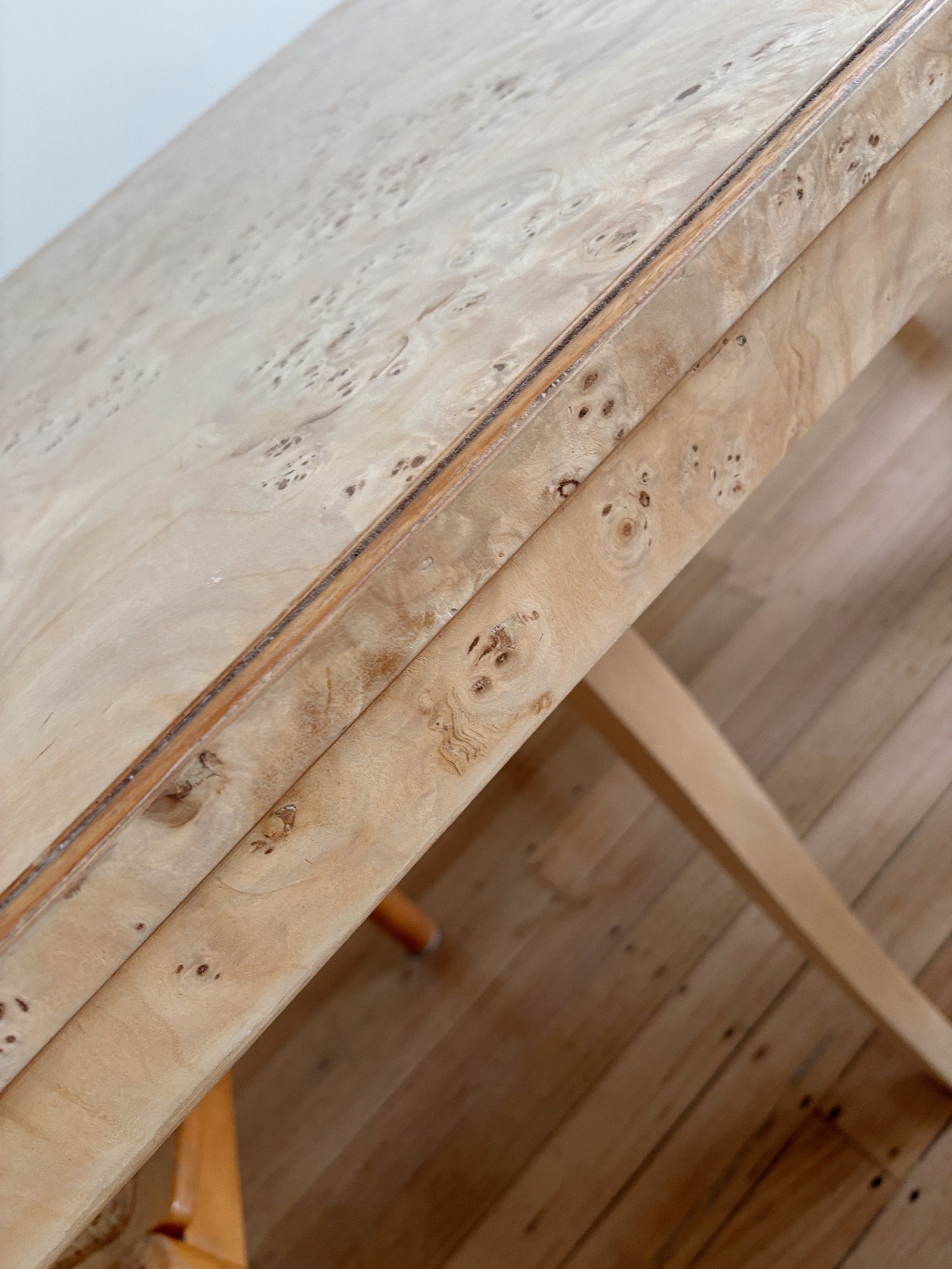 1960s Burl Dining Table