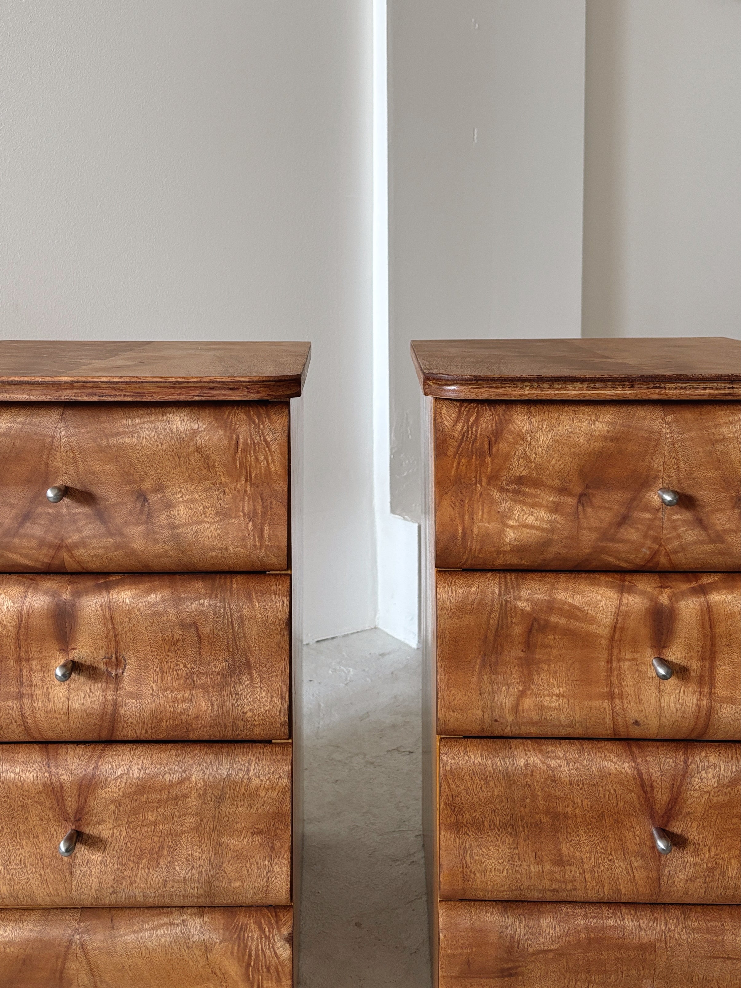 Wave Front Bedside Tables