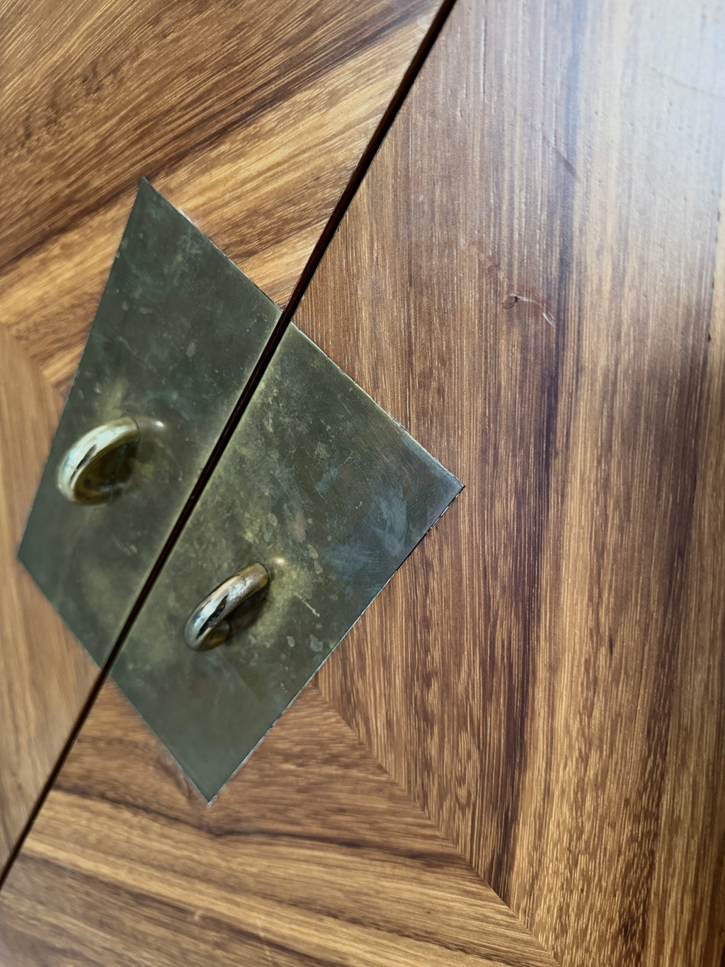 Art Deco Style Inlay Cabinets