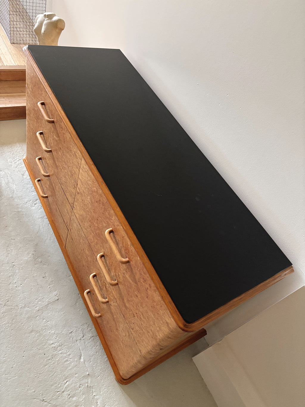 Walnut Burl 8 Drawer Sideboard