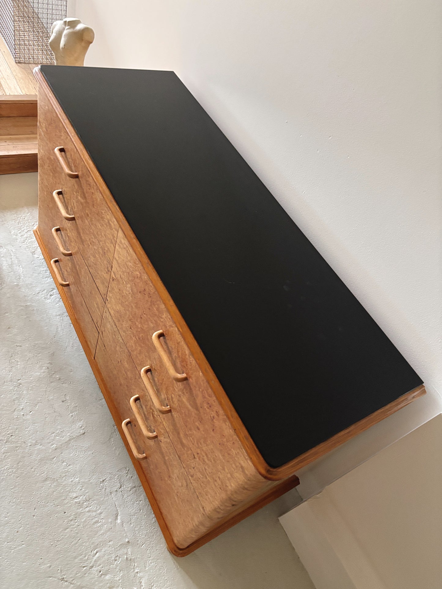 Walnut Burl 8 Drawer Sideboard
