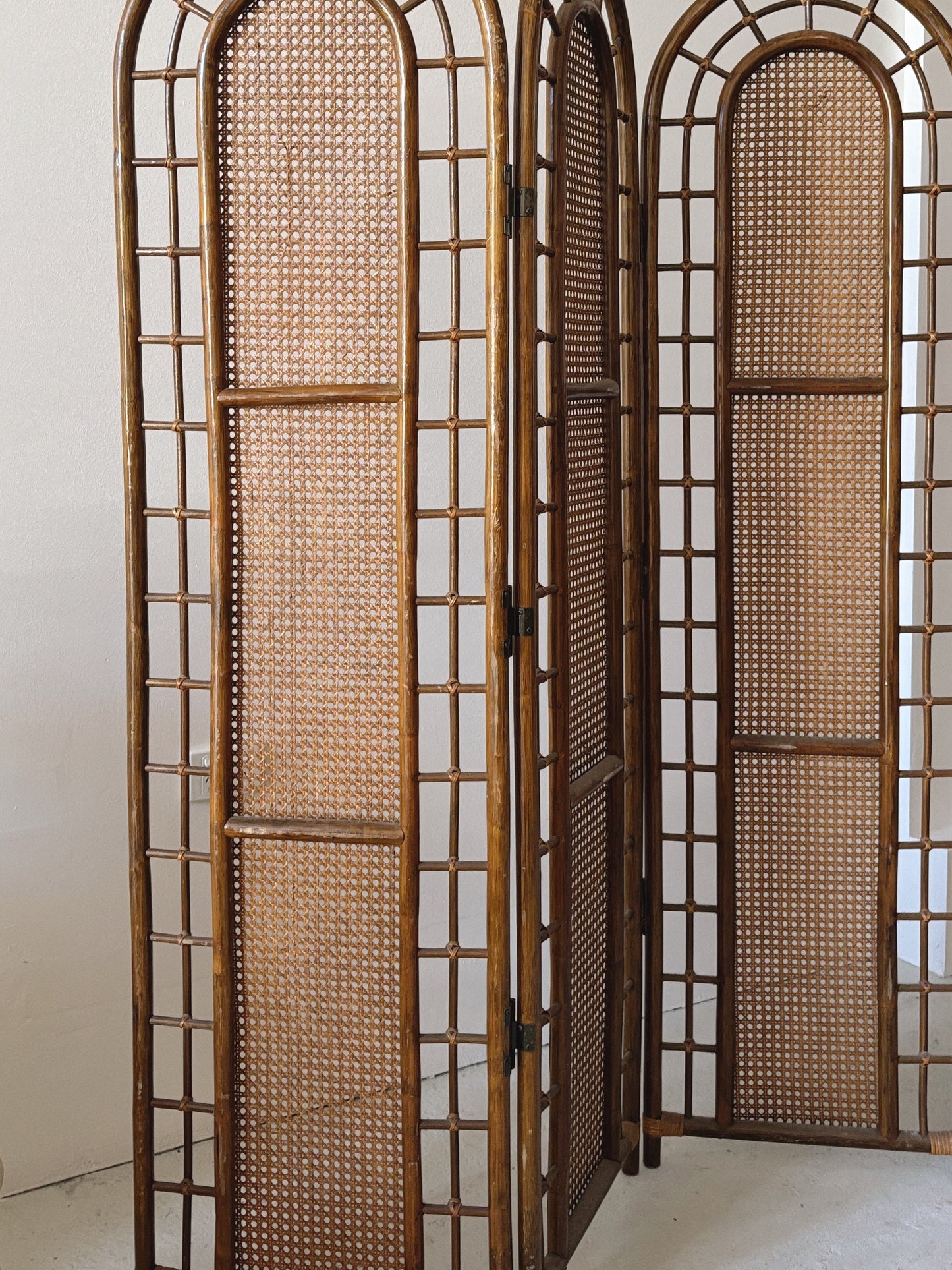Bamboo and Rattan Room Divider