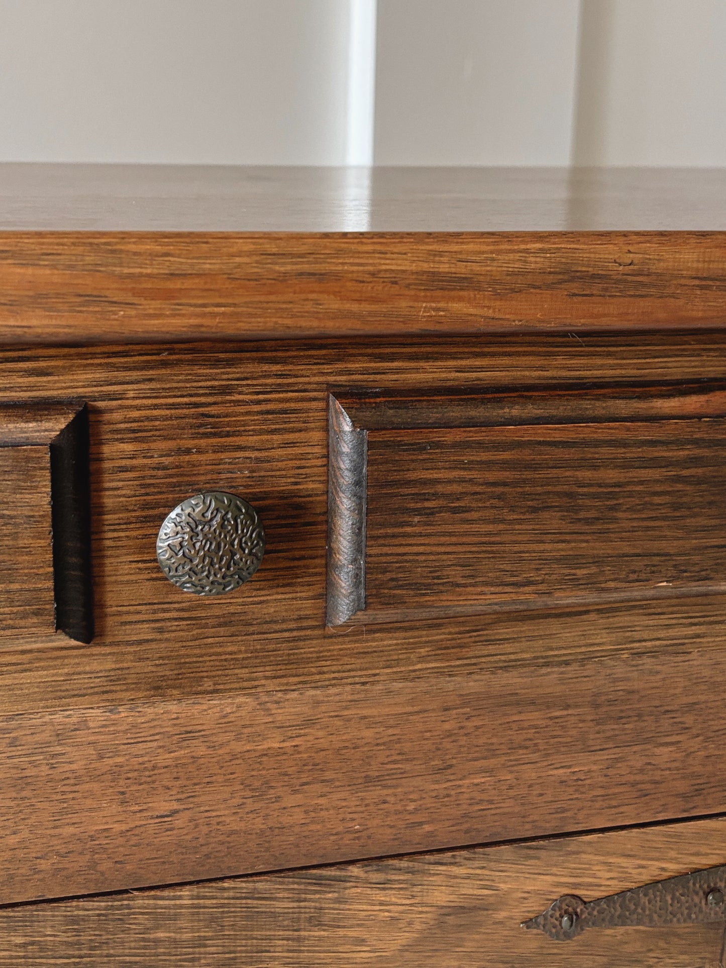 1970s Brutalist Walnut Sideboard
