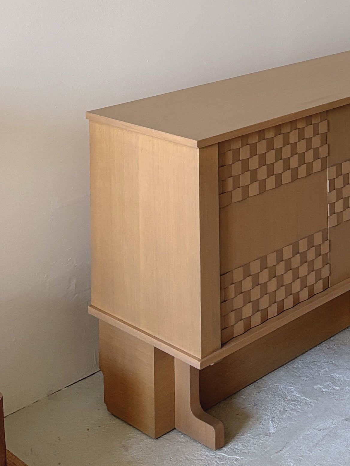 Custom 1980s Textured Sideboard
