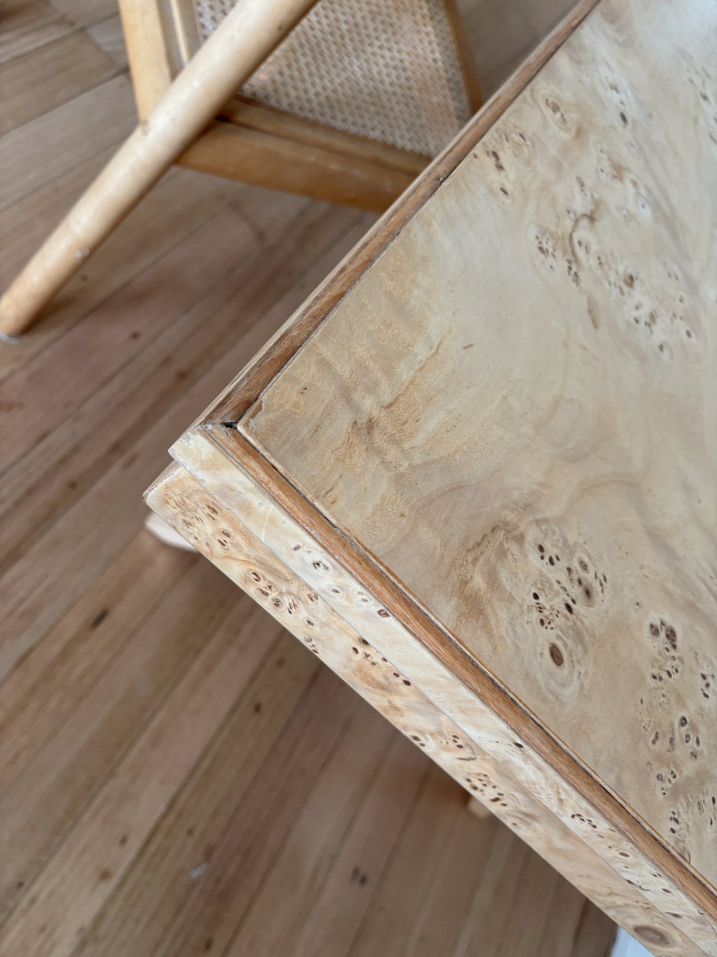 1960s Burl Dining Table