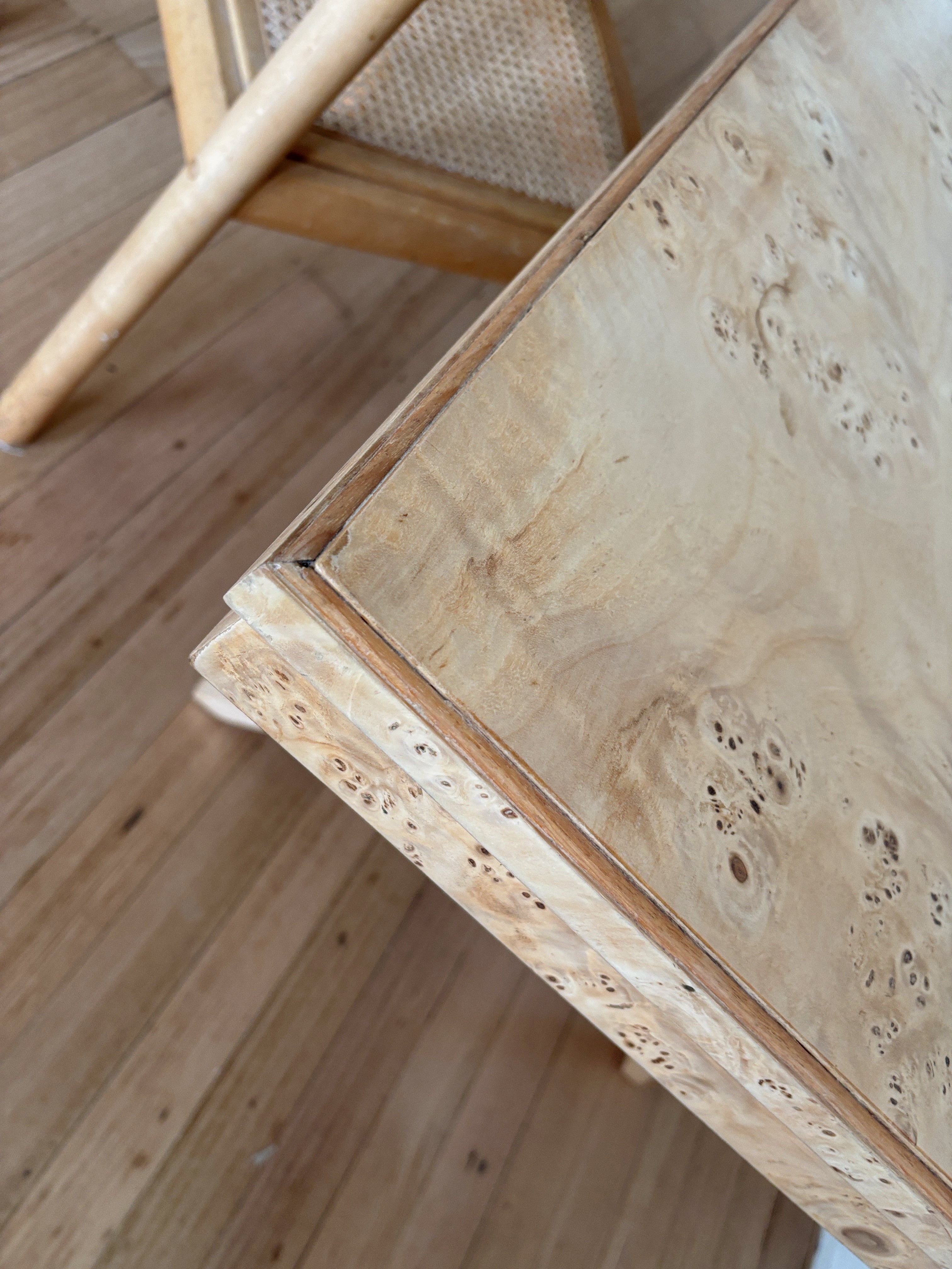 1960s Burl Dining Table