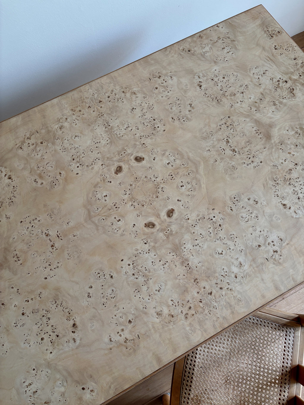 1960s Burl Dining Table