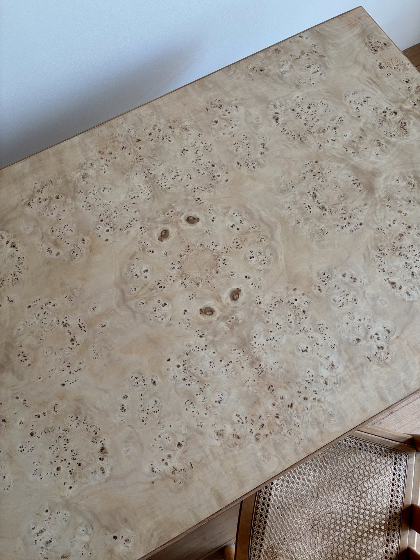 1960s Burl Dining Table