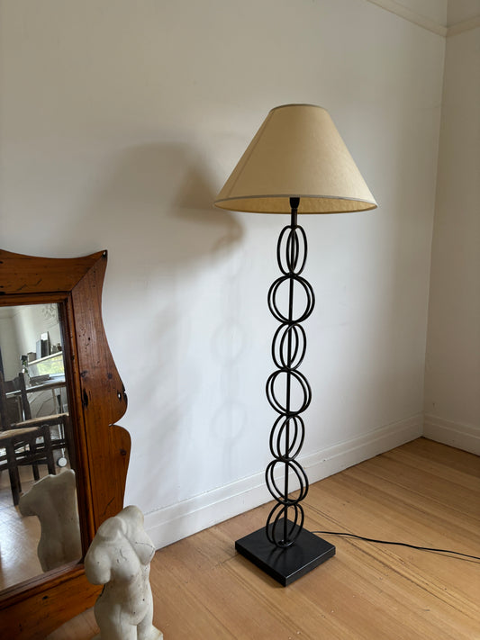 Sculptural Metal Floor Lamp