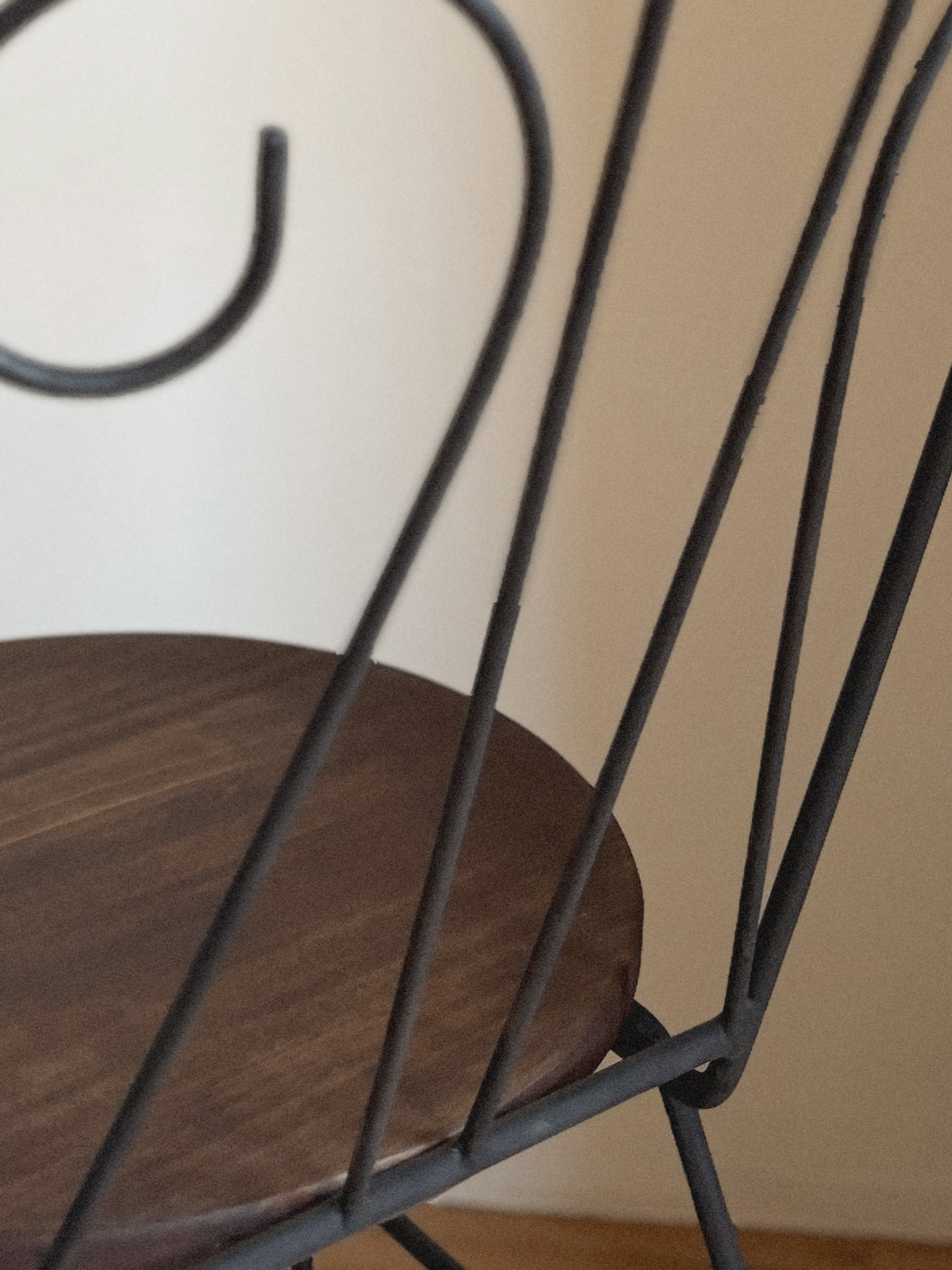 Set 4 Wrought Iron Chairs