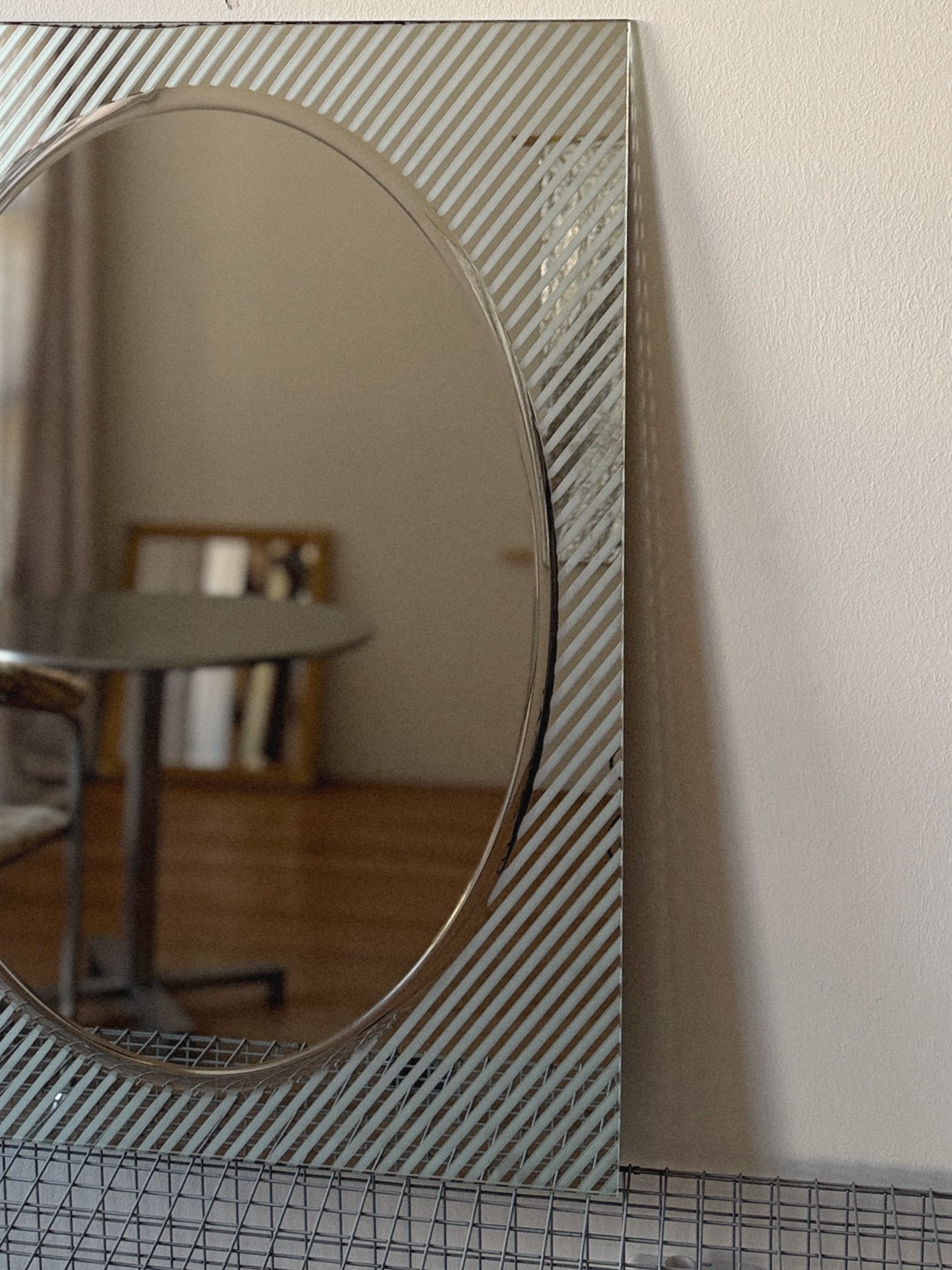 Etched 1980s Mirror