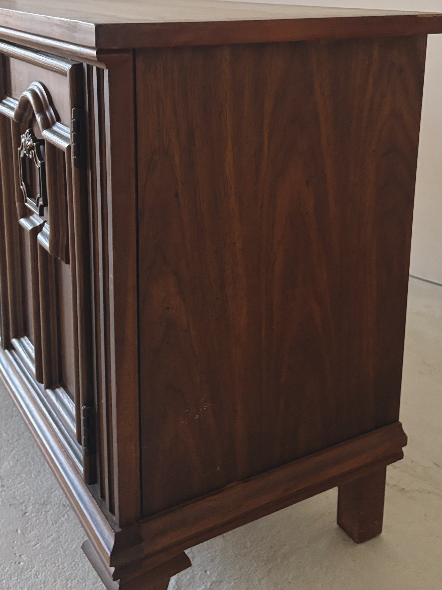 Detailed Brutalist Oak Sideboard