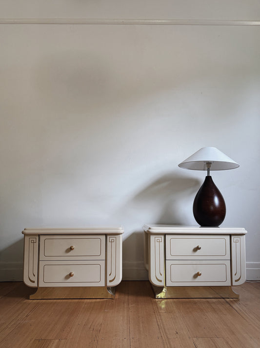 Hollywood Regency Bedside Tables