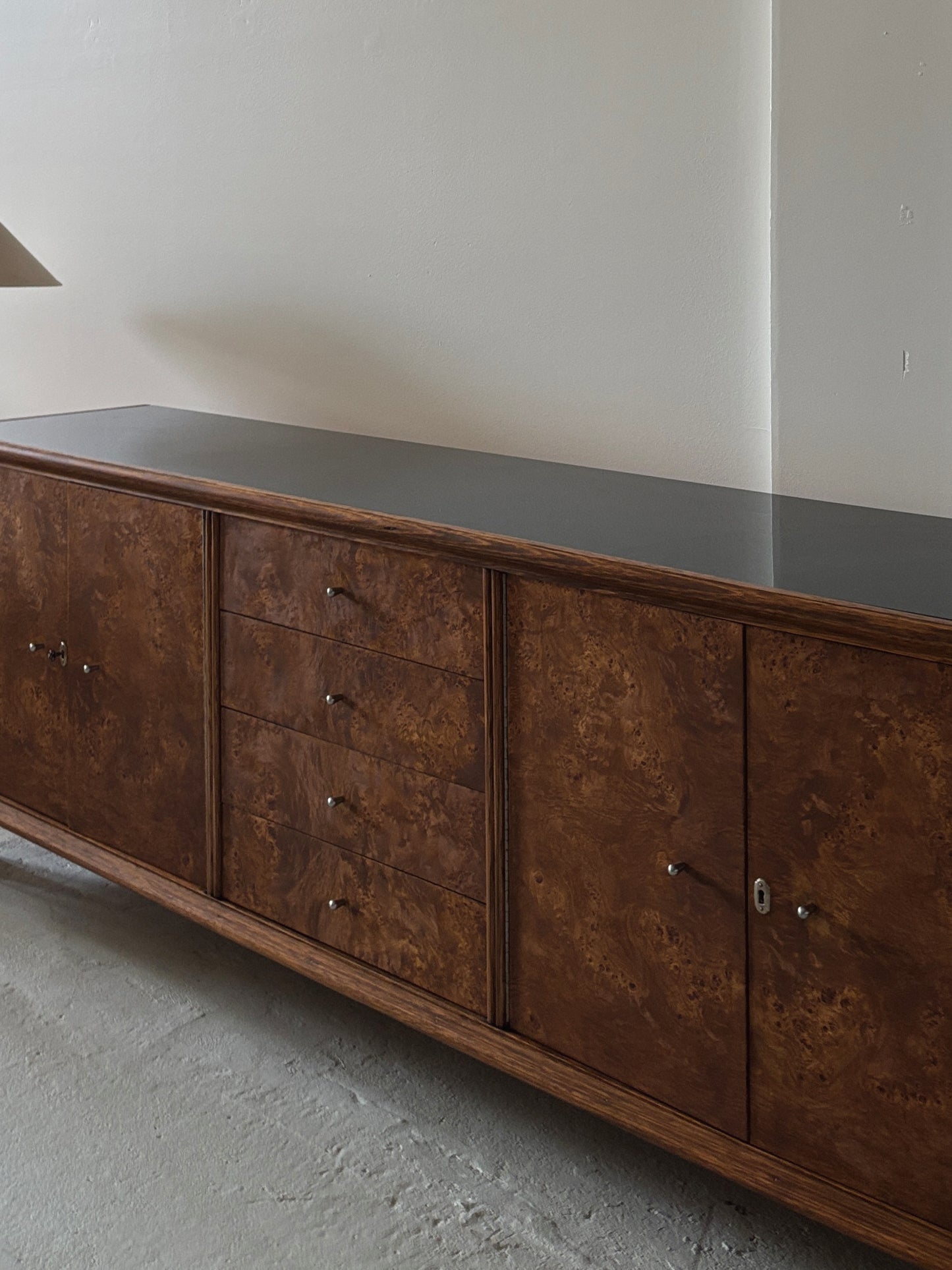 Mid Century Burl Sideboard