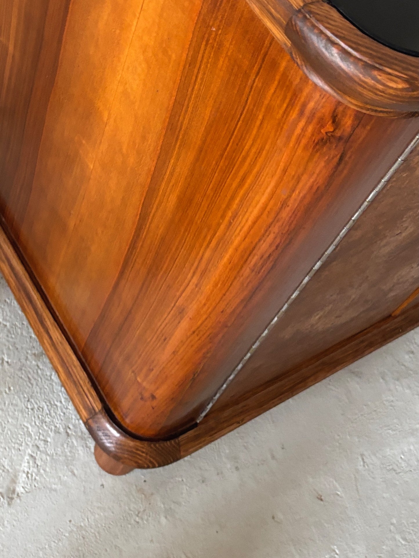 Mid Century Burl Sideboard