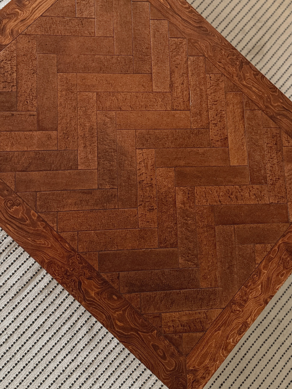 Burl Inlay Coffee Table
